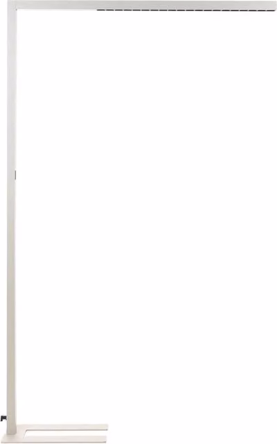 Lampada da terra LED BELIANI in metallo argento con sensore di movimento e regolabile, Altezza: 194 cm