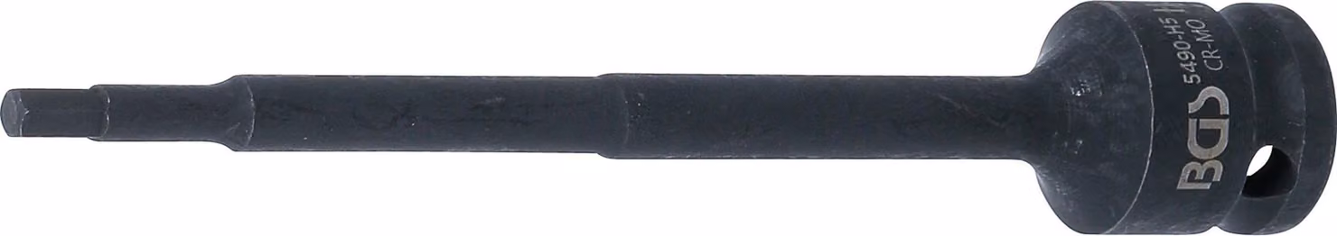 BGS-5490-H5 Presa per bit di potenza Lunghezza 150 mm Azionamento quadrato 12,5 mm (1/2") Presa esagonale 5 mm