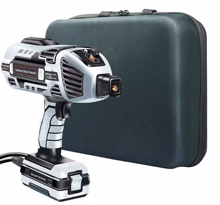 Saldatrice ad arco portatile - Saldatrice manuale - 4600W - 110V/220V - Saldatura ad arco con display - Grigia