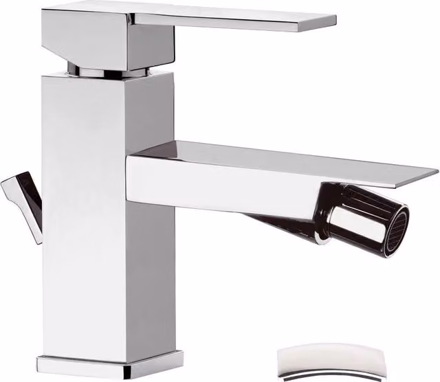 Rubinetto monocomando per bidet - serie qubika