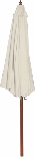 Ombrello Parasole DESIGN IN in poliestere Bianco Sabbia L: 300 cm, H: 258 cm