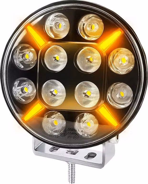 Luci di posizione, luminosità 6000K, impermeabile IP68, 1 pezzo da 9 pollici