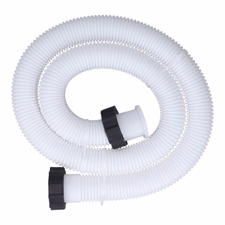 Tubo di ricambio della pompa della piscina per 1,5 pollici di diametro Tubo di ricambio della piscina per piscine fuori terra Bianco (1,5 m / 4,9 piedi)