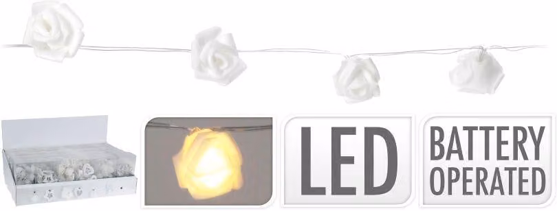 illuminazione MIX 2m, 20LED bianco caldo