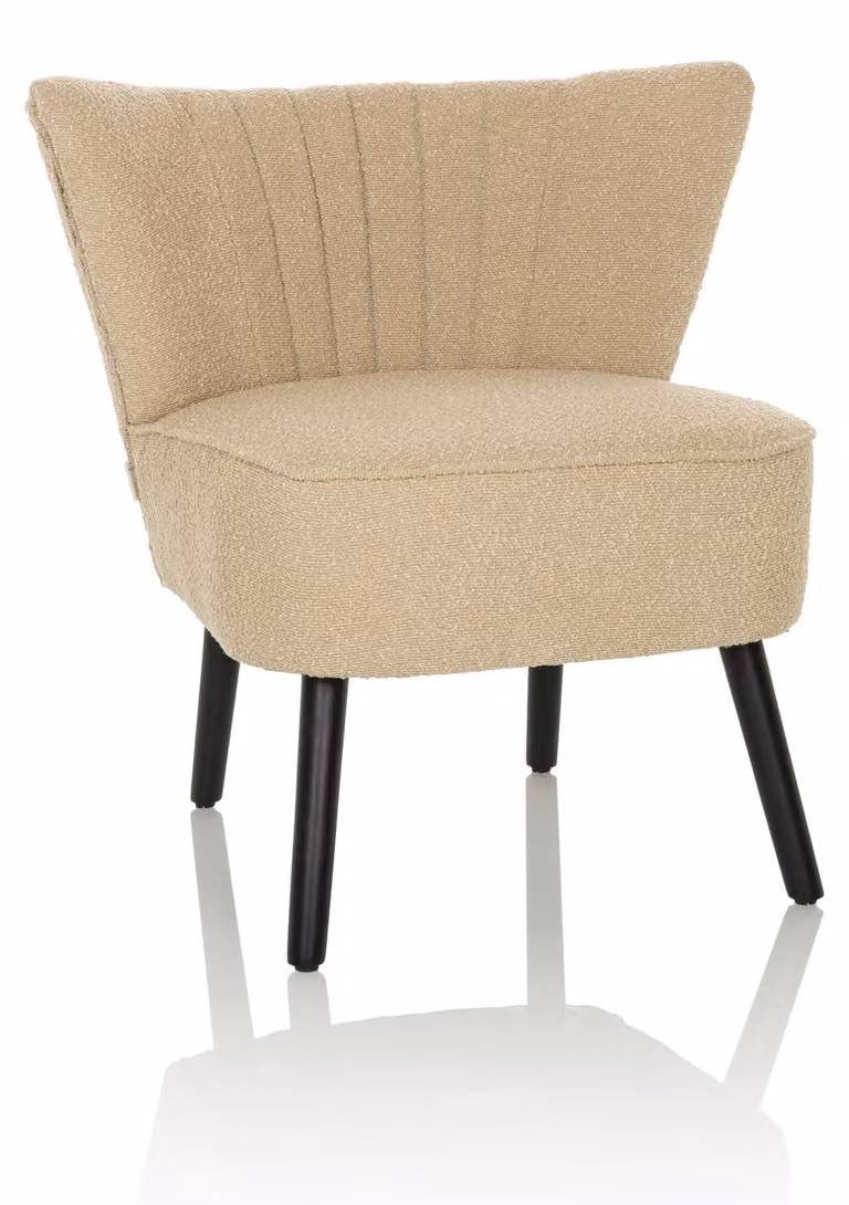 hjh LIVING lounge chair MANISO poltrona in tessuto reclinabile imbottita