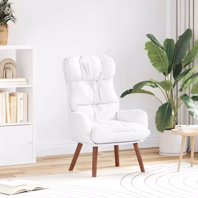 poltrona-Poltroncina Bianco 69 x 74 x 93 cm Pelle Artificiale 197393