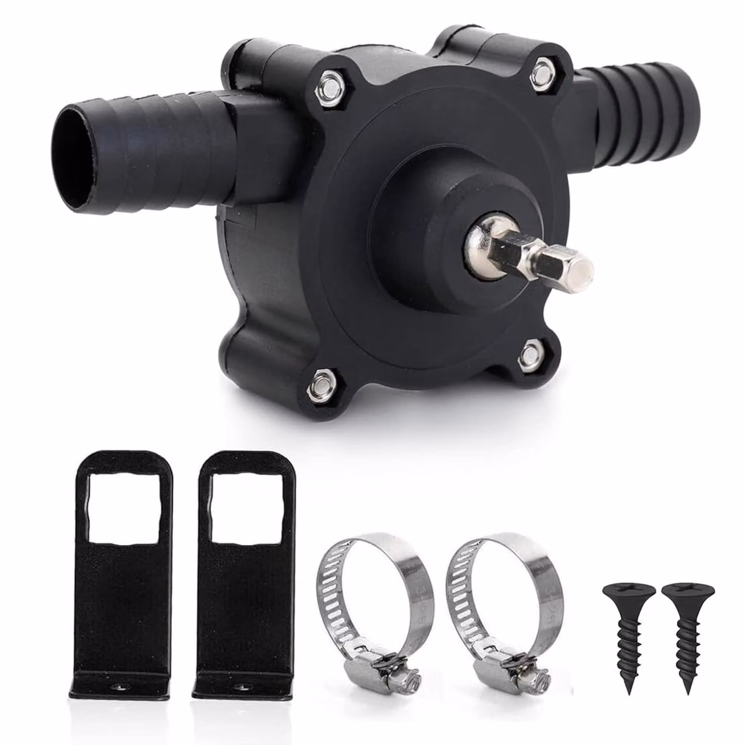Pompa da trapano da 19 mm per acqua, olio, gasolio, pompa ad alta pressione, pompa da giardino per avvitatore a batteria - PUMPION