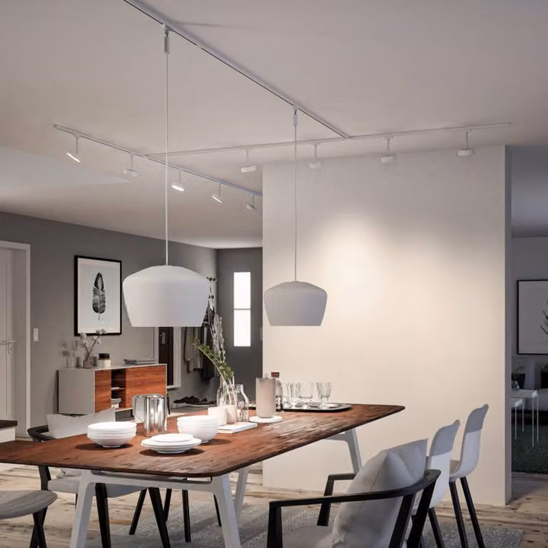 Paulmann URail Alimentazione centrale, bianco segnale, ZigBee Mitteleinspeisung, Bianco / Opale, Plastica