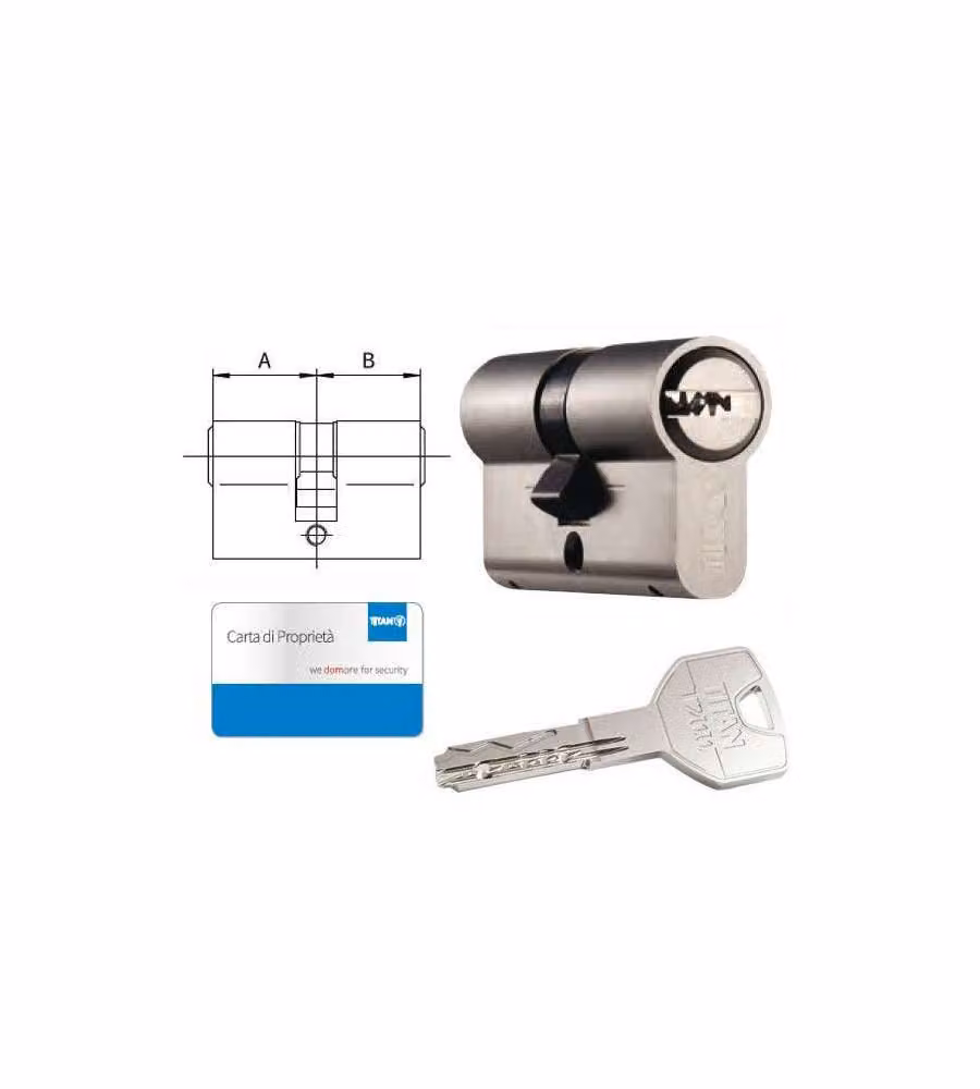 Cilindro Infilare  100-30-70 Titan T200-3070 Dom
