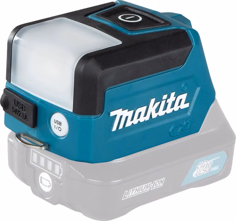 Lampada ricaricabile Makita con adattatore USB 12 V max - 200 lx