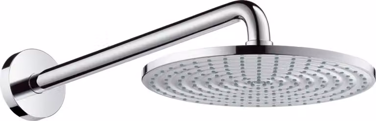Hansgrohe Raindance Air 240mm soffione a disco con braccio doccia satinox