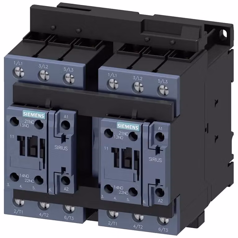 Combinazione di invertitori Siemens AC-3, 30 kW/400 V, CA 230 V, 2S integrato 3RA23378XB301AL2