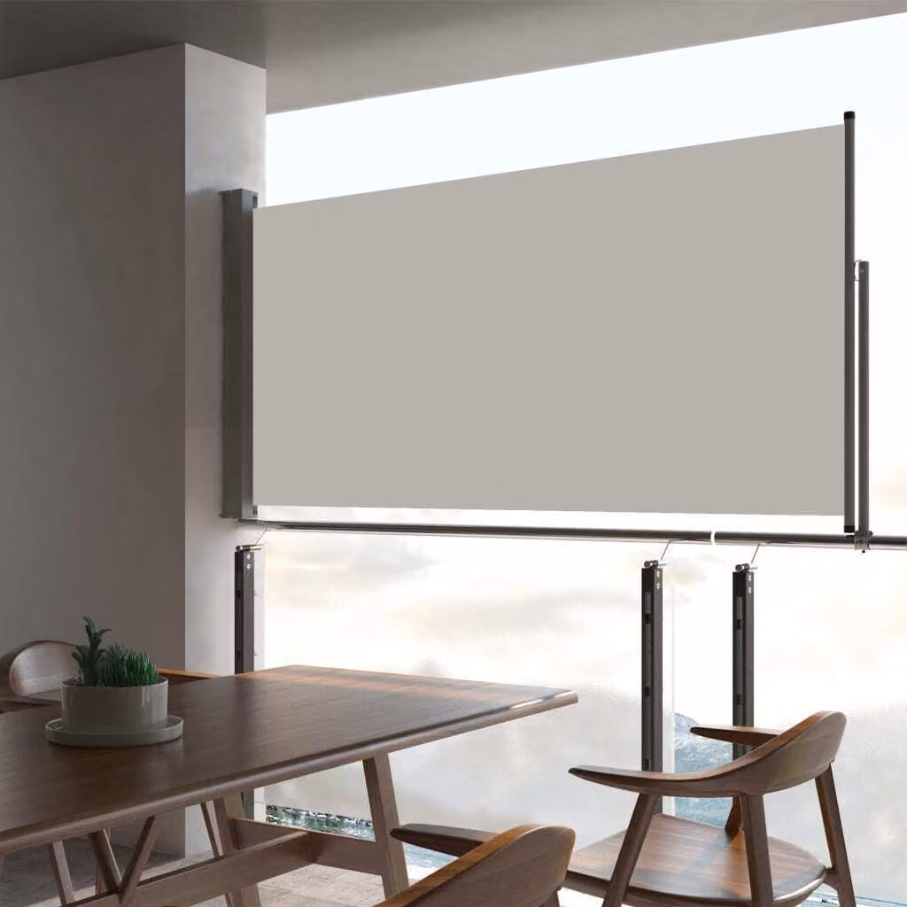 Maison Exclusive - Tenda da sole laterale estensibile, 80x300 cm, color crema