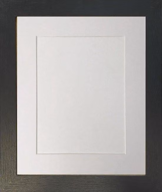 Cornice in legno, 10 x 8 pollici, nera