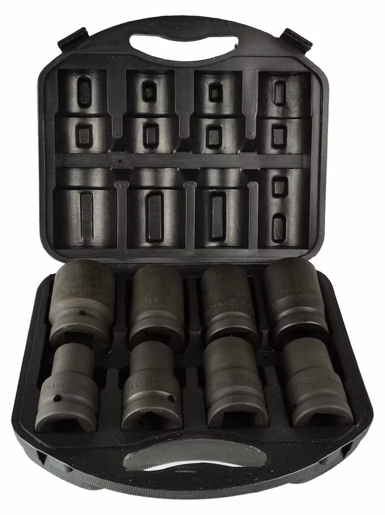 Set bussole esagonali a impatto 1" , 19-41 mm,8 pezzi Geko