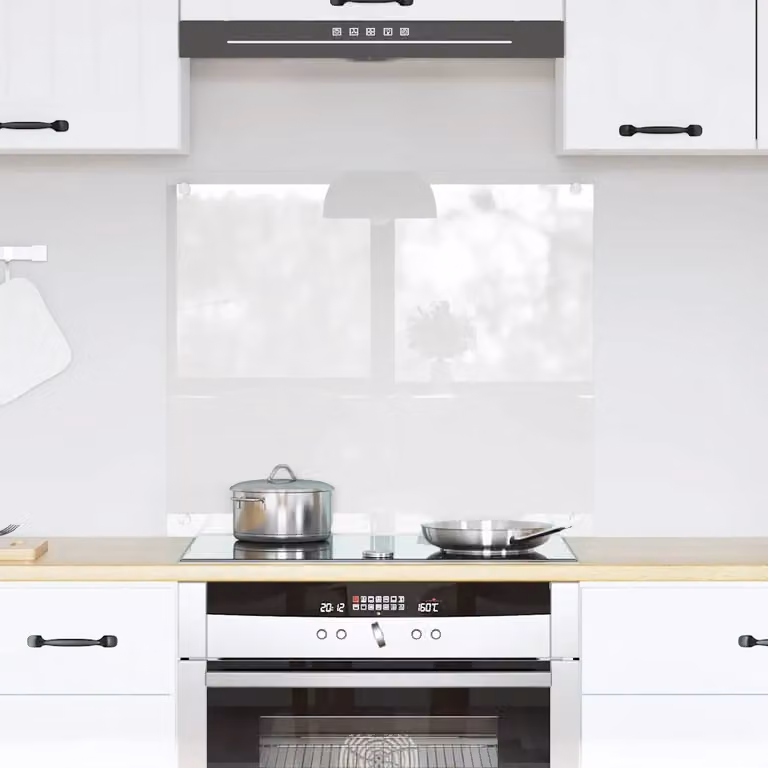 Schienale da cucina trasparente in vetro temperato vidaXL L: 70 cm, H: 60 cm