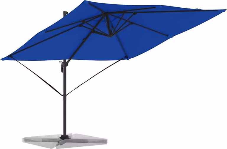 Parasol Roma Blu 286 x 284 x 265 cm Alluminio e Poliestere