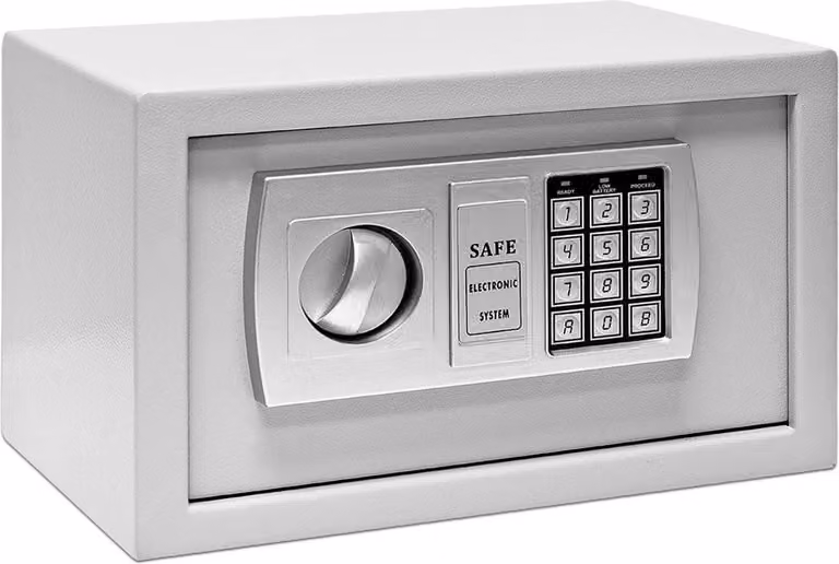 Cassaforte digitale 12x8x8 pollici con serratura elettronica e chiavi di emergenza