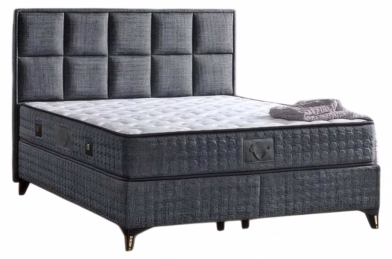 Polsterbett Doppelbett mit Stauraum Bett 180x200 cm Boxspringbett Bettkasten