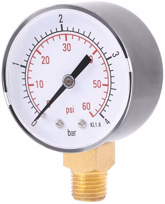 Trasmettitore di pressione differenziale per gas, acqua/olio - Tester di pressione - 1/4 di pollice NPT - Corpo in acciaio inossidabile - Facile installazione