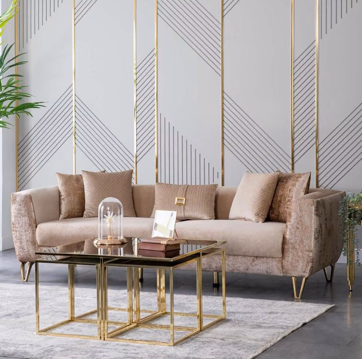 Divano grande, tre posti, design moderno, divani, mobili, soggiorno, divani in tessuto