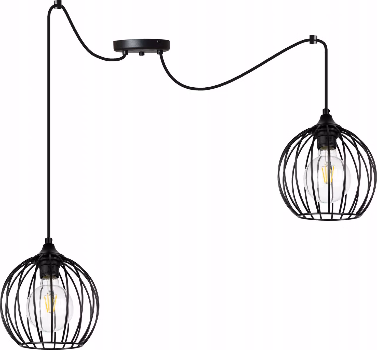 Moderna Lampada A Sospensione A Ragno, Soffitto In Filo Metallico