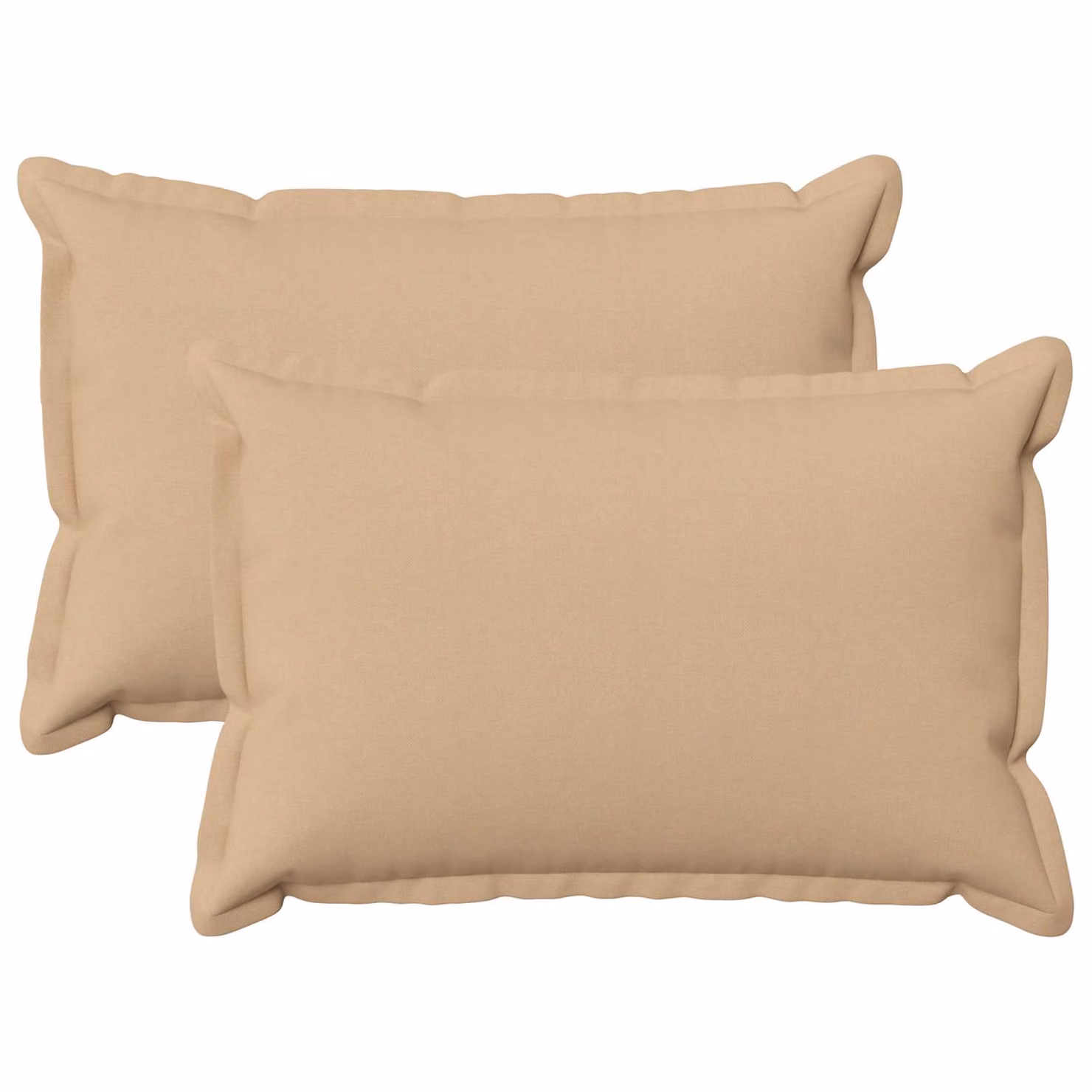 Set di 2 federe vidaXL HOUTEN beige, L 50 x P 70 cm