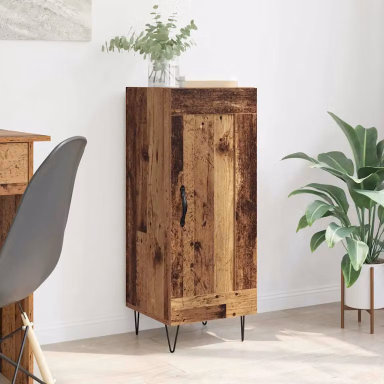 Credenza moderna vidaXL in legno vecchio marrone L: 34,5 cm, P: 34 cm, H: 90 cm