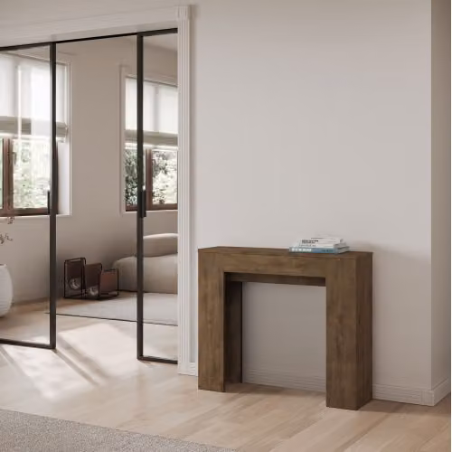 Consolle Slick allungabile con allunghe esterne Itamoby