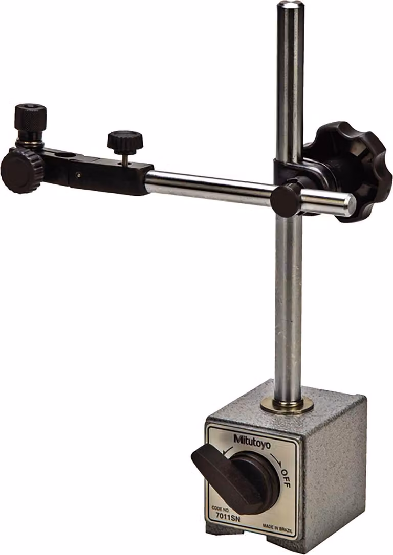 Supporto di misura magnetico MITUTOYO con regolazione di precisione per comparatori