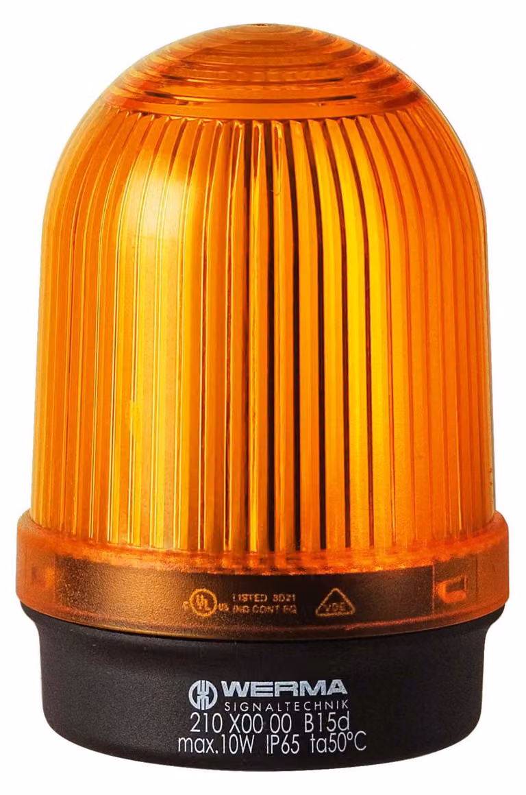 Luce fissa 12-240V ge - Lampada continua gialla 1W 230V 21030000