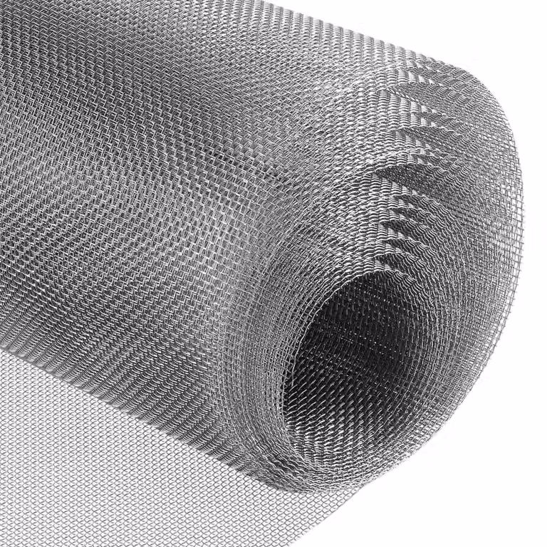 Rete a maglia fine, 40x200 cm, 40 mesh, acciaio inossidabile, protezione per roditori