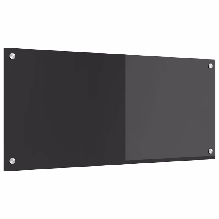 Schienale da cucina vidaXL in vetro temperato Grigio antracite L: 40 cm, H: 90 cm