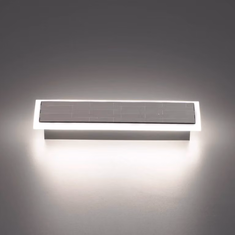 FISCHER & HONSEL Applique da parete a LED Aluro, dimmerabile, Alluminio / Grigio / Zincato, Soggiorno / Sala da pranzo, Metallo, Moderno, Applique a LED
