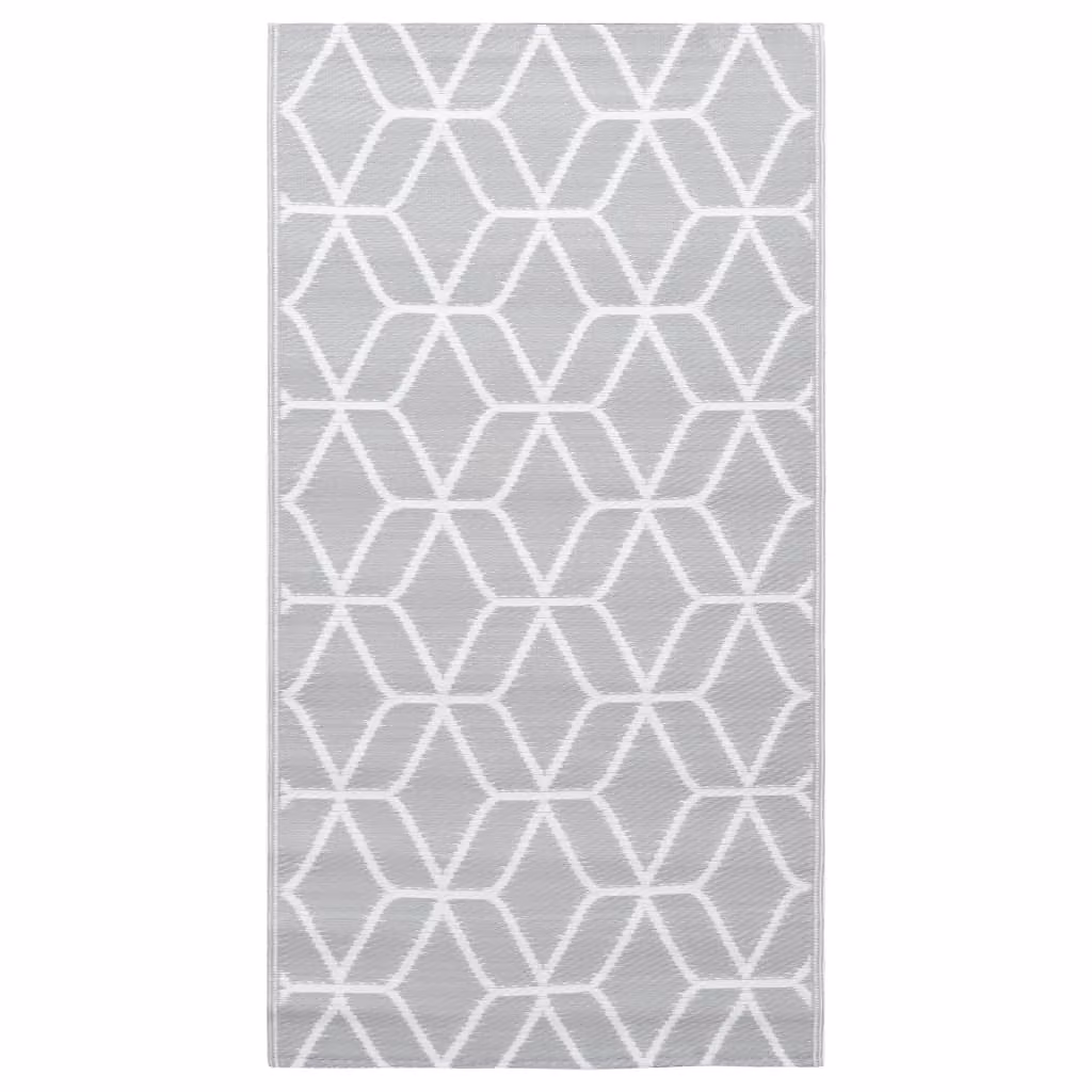 Tappeto da Esterni ARAKIL Grigio 160x230 cm in PP