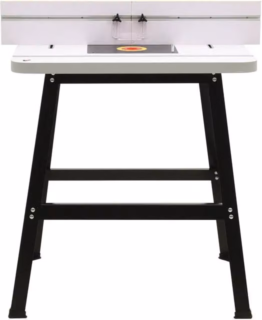 Tavolo Router CFW9004480 in Acciaio e MDF, L: 81 cm, P: 61 cm, H: 88 cm