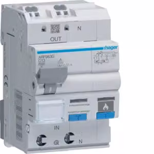 Hager AFDD con FI-LS 1P+N 6 kA C-13A 30 mA A 3M ARF963D