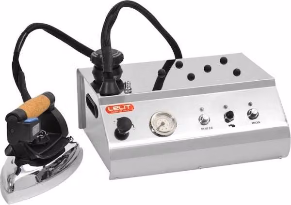 Ferro da stiro con caldaia Lelit PS326 in acciaio inox e bianco, potenza 1000W – 2