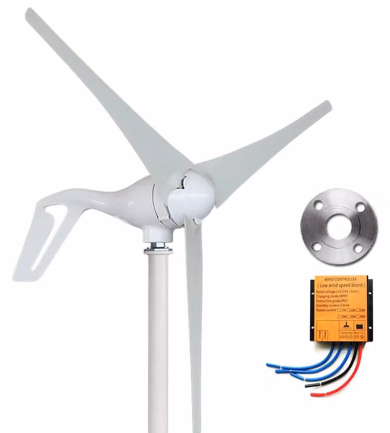 Generatore eolico, conversione energetica efficiente, design intuitivo, 400 W, 3 pale, MPPT-a, 12 V
