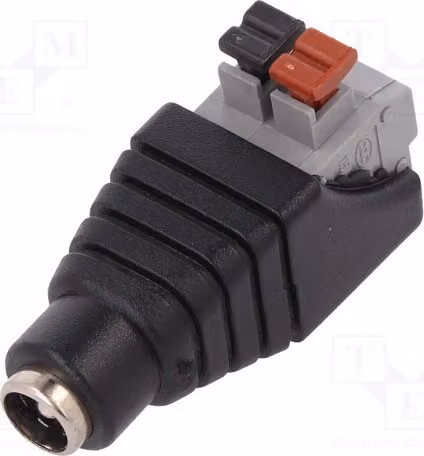 1 connettore: adattatore 2,1mm - 5,5mm, connettore DC 5,5/2,1mm PC2.1-F-STB