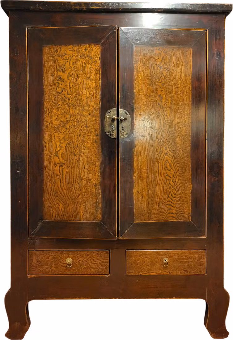 Fine Asianliving Antico armadio nuziale cinese L115xP67xH183cm Armadio cinese Armadio nuziale cinese Mobili orientali Mobili asiatici
