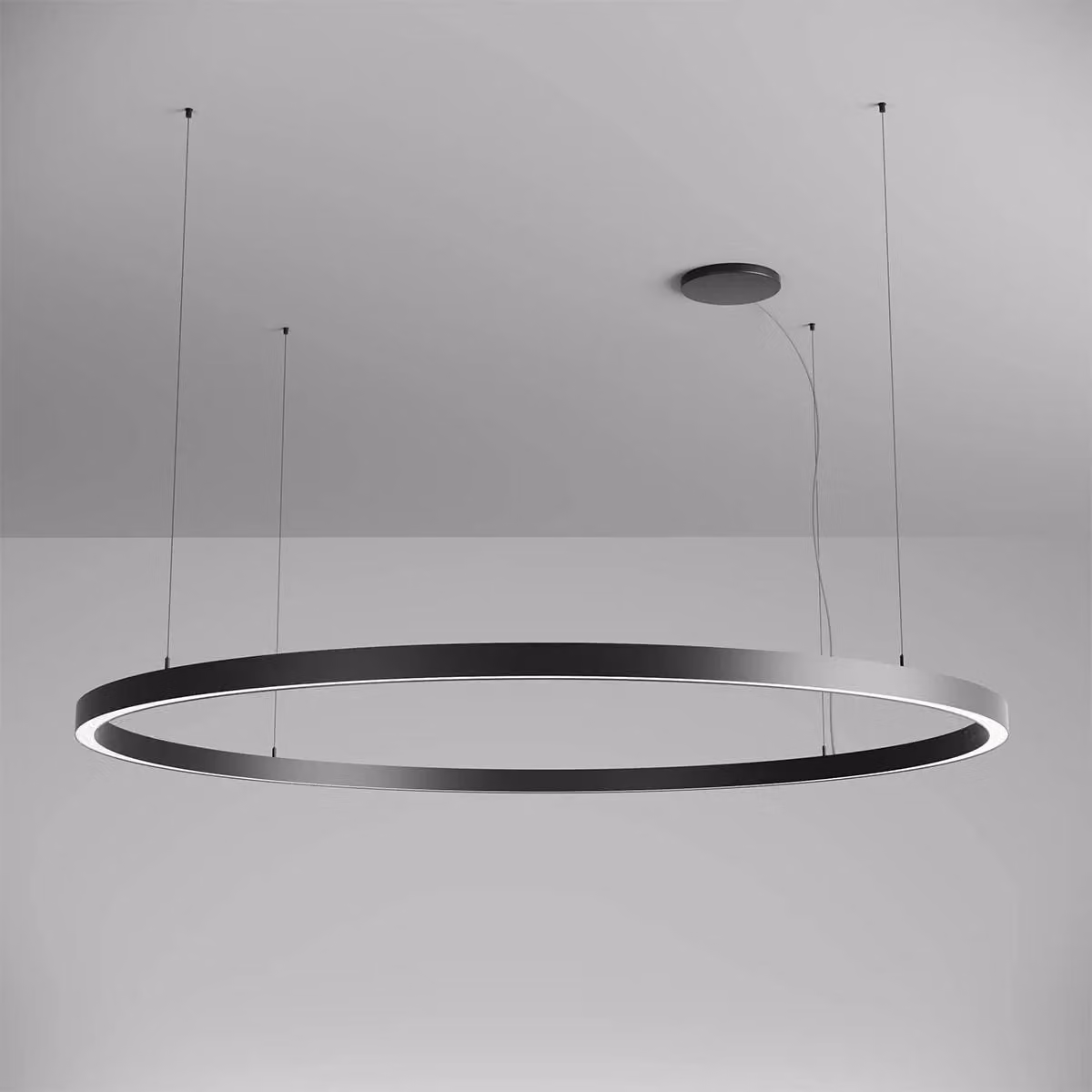XAMBIT - Apparecchio di illuminazione a soffitto/sospensione, 120W, tecnologia DALI, 220-240V AC, diametro esterno 2040, grado di protezione IP20, angolo di emissione 105°