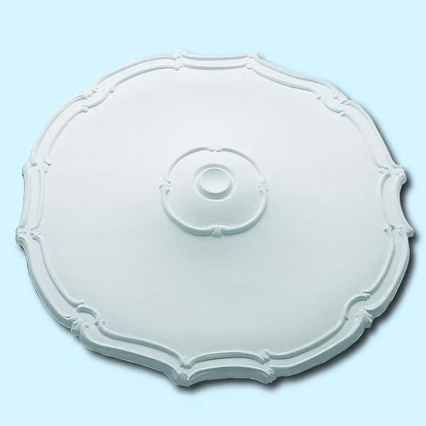 Rosone da soffitto NMC R16 ARSTYL Noel Marquet Elemento decorativo classico colore bianco diametro 48 cm