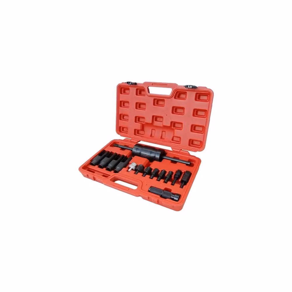 Kit universale per estrazione iniettori TradeShop con martello scorrevole colore rosso – 2