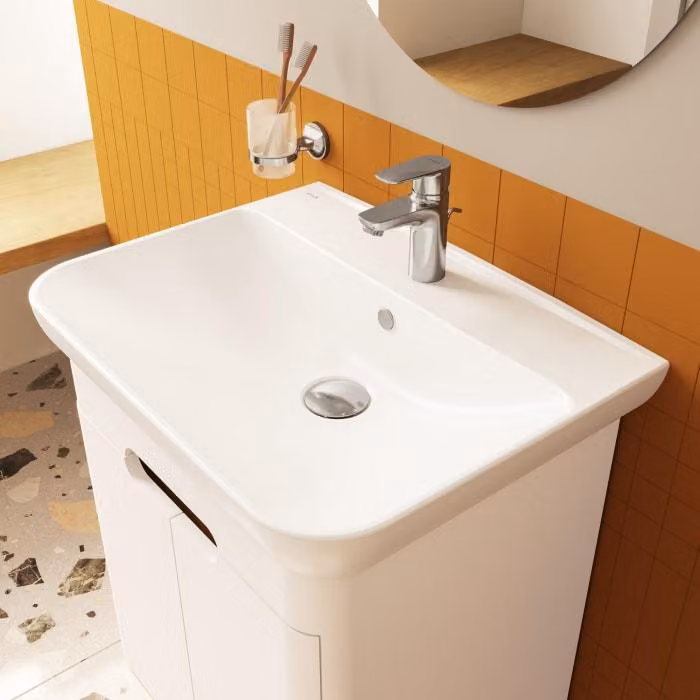 Lavabo da appoggio VitrA Sento, dimensioni 63 x 48,5 cm