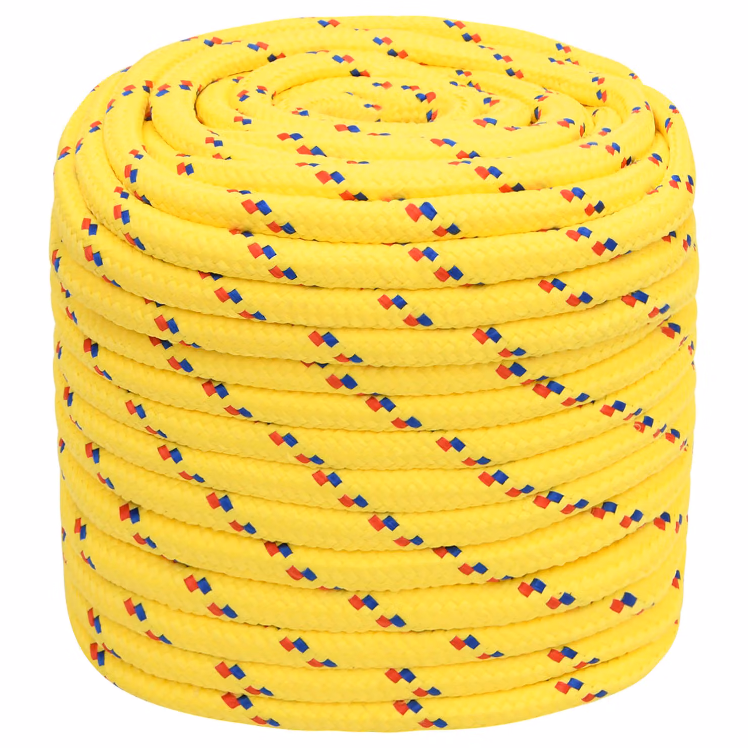 Corda multiuso vidaXL in plastica gialla, diametro 16 mm e lunghezza 25 m