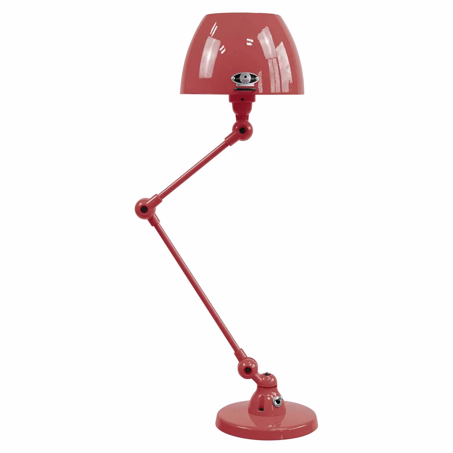 Jieldé Lampada da tavolo Aicler AIC373, Rosso, Soggiorno / Sala da pranzo, Metallo, Industriale, Lampada da tavolo