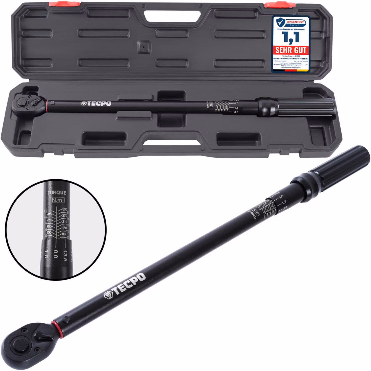 Chiave dinamometrica TECPO 1/2" 60-330NM