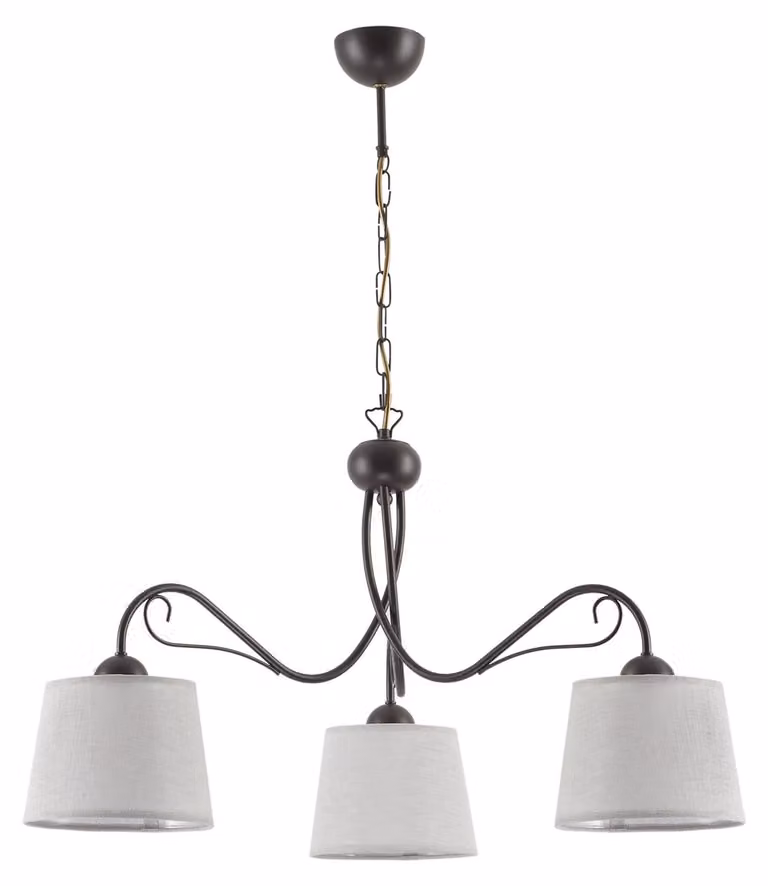 Lampada a sospensione KAMELIA in legno di rovere 3xE27x40W, metallo, dimensioni: 80x80x80 cm, IP20, Jupiter