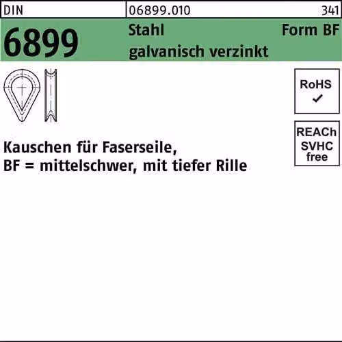 Ditali Reyher DIN 6899 St. BF 3.5 / RW 4 vz 068990100035000 (100 pezzi)